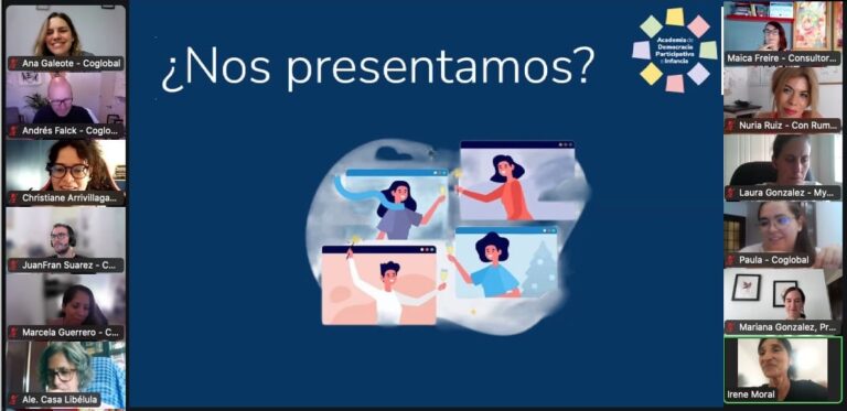 ¡Arrancamos la Academia de Democracia Participativa e Infancia!